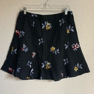 NWT - Floral Ann Taylor Circle Skirt